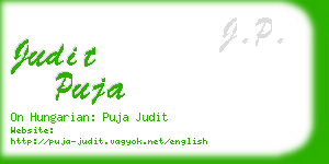 judit puja business card